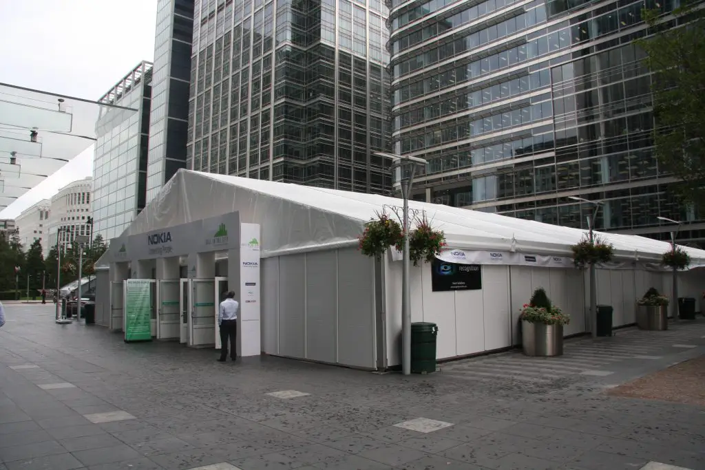 Marquee for Golf promotion