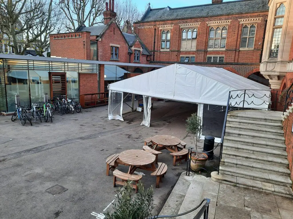 Covid Marquee
