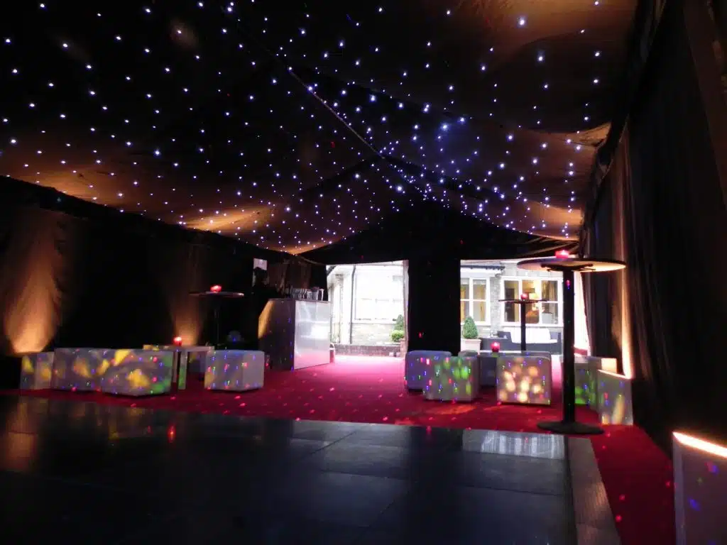 Charming 18th Birthday party marquee