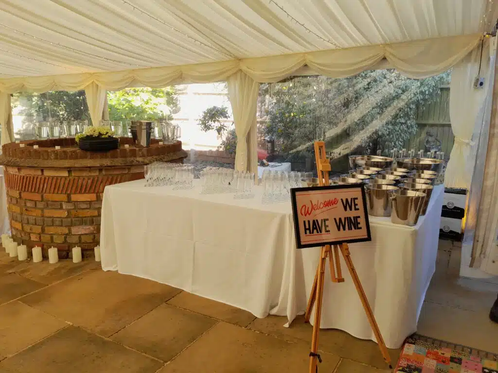 Wedding marquee 12 x 12